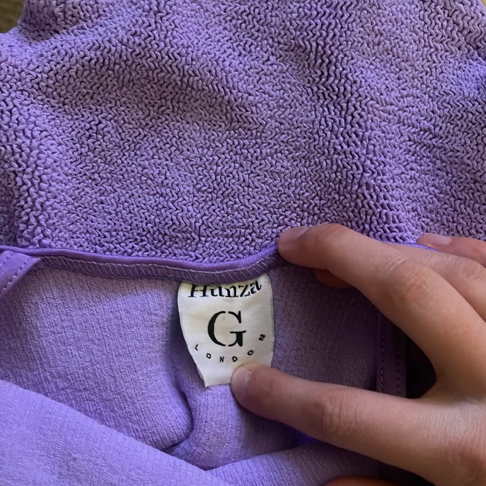 Hunza G Lilac Pamela Swimsuit